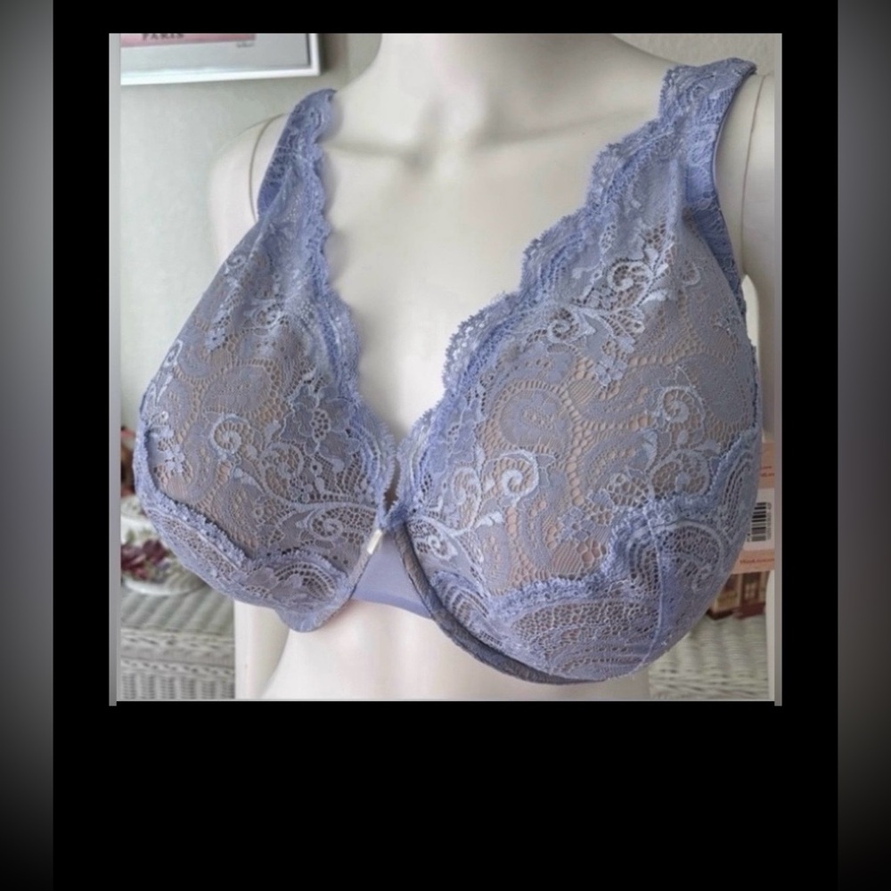 ThirdLove 24/7 Lace Contour Plunge Underwire Bra in Lavender Color Size 42E NWT
